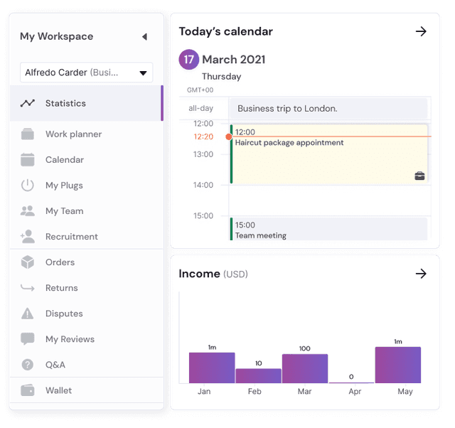 Business processes and workflow management