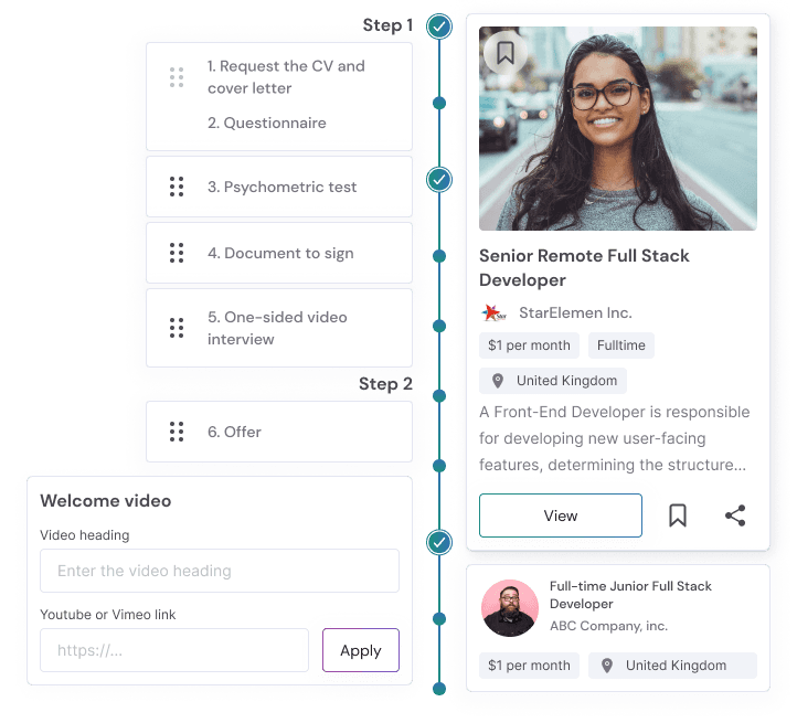 Simplify recruitment process for employers and candidates